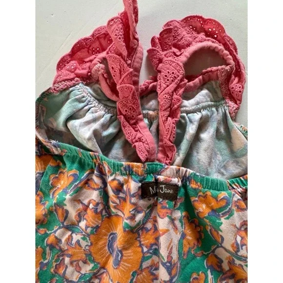 Matilda Jane Floral Sleeveless Romper 12-18 Months - Picture 4 of 6